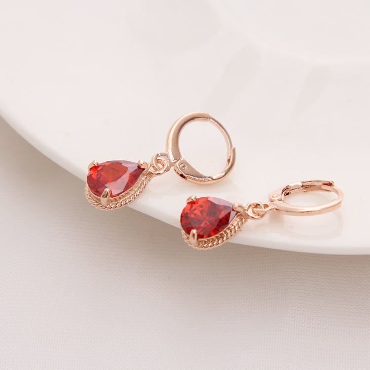 Classic Gold Color Earrings for Women