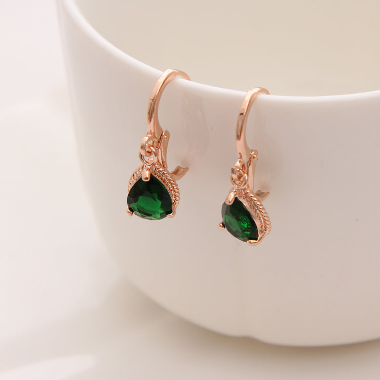 Classic Gold Color Earrings for Women