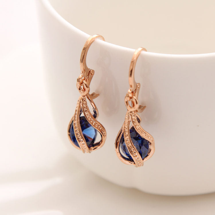 Classic Gold Color Earrings for Women