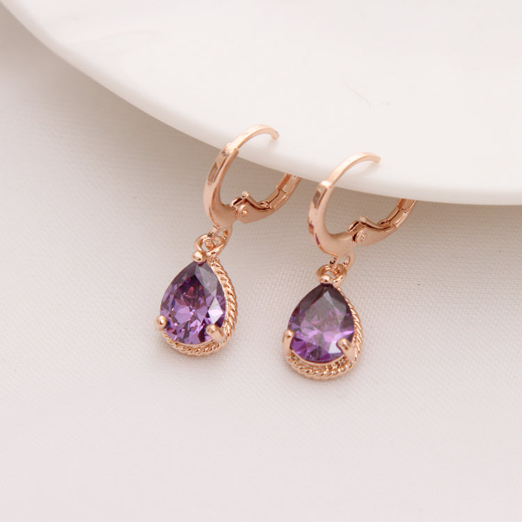 Classic Gold Color Earrings for Women