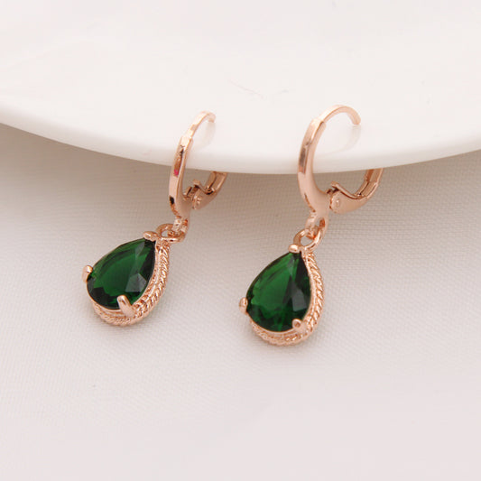 Classic Gold Color Earrings for Women